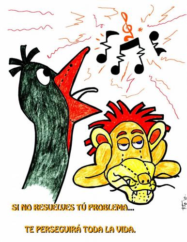 GUIDOMA - EL CUERVO Y EL LEÓN