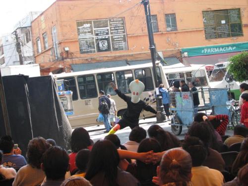 A cuadros - obra